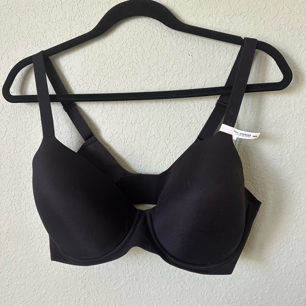 Aerie Smootheez 36DD Black Full Coverage Underwire Bra NWT